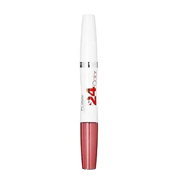 Maybelline SuperStay 24H Lippenstift 185 Rose Dust – Langhoudende, niet-afgevende kleur met verzorgende balsem, soepel en elastisch.