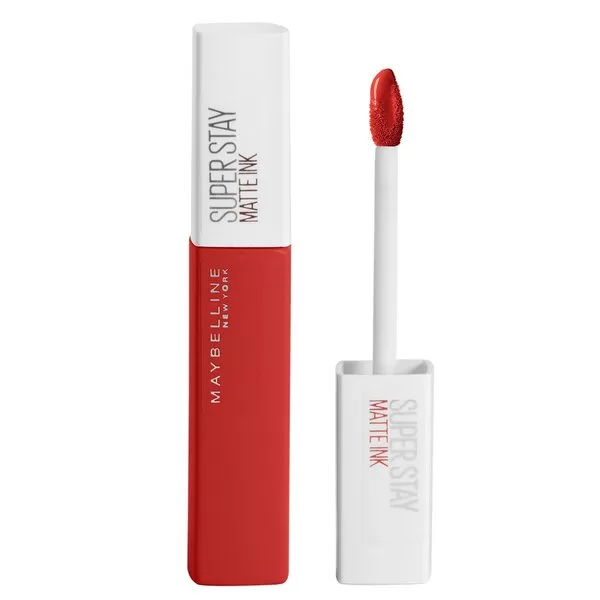 MAYBELLINE SuperStay Matte Ink Lipstick 118 Dancer - Rote, langhoudende liquid lipstick met ultramatte finish, tot 16 uur kleur, smudgeproof.