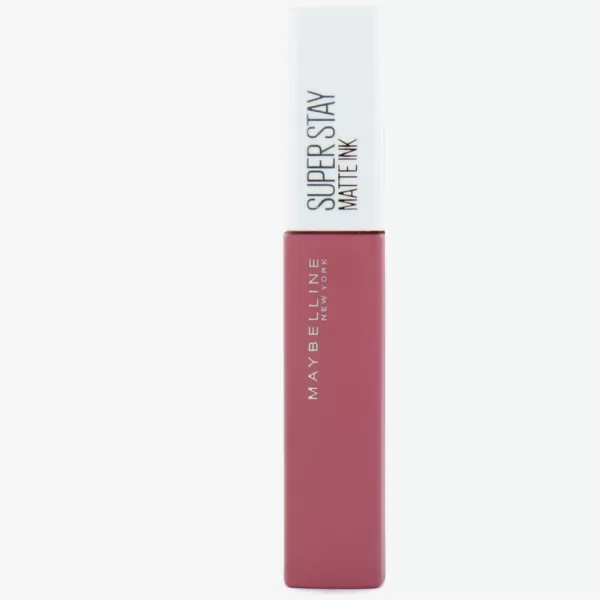 Maybelline Superstay Matte Ink Lippenstift 15 Lover – Langhoudende paarse liquid lipstick met intense kleur, 16 uur matte finish, precisie-applicator