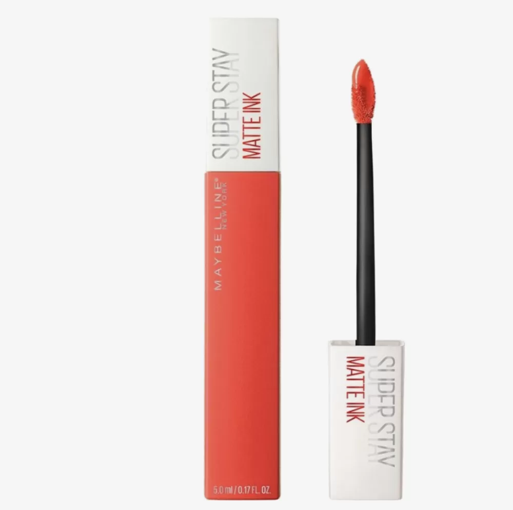 Maybelline Superstay Matte Ink Lippenstift 25 Heroine - Intensives Rot, langanhaltend, mattschließend, für perfekte Lippen!