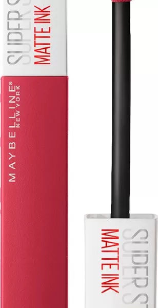 Maybelline SuperStay Matte Ink Lipstick 80 Ruler - Rood, Langhoudend, Matte Liquid Lippenstift, 5 ml (3 stuks) - 16 uur smudge proof