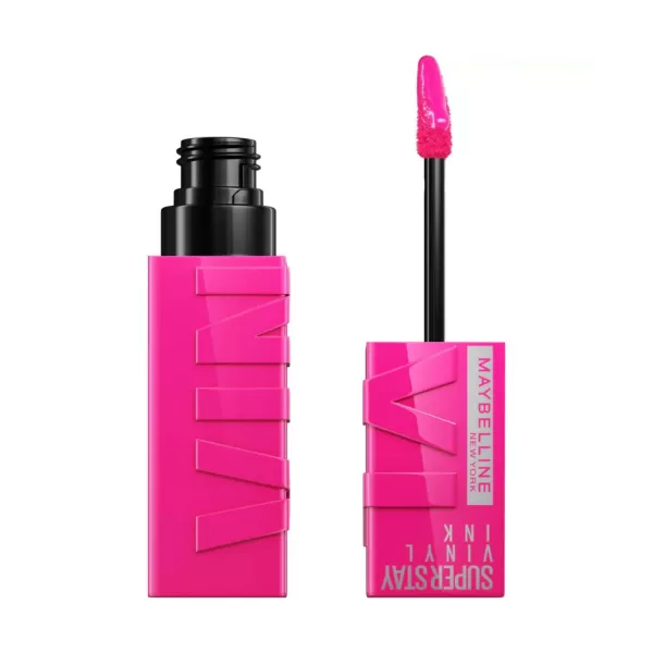 Maybelline Superstay Vinyl Ink Lippenstift 150 – 2er Set, langanhaltend, intensive Farbe, Vinyl-Finish, cruelty-free, hydratisierend