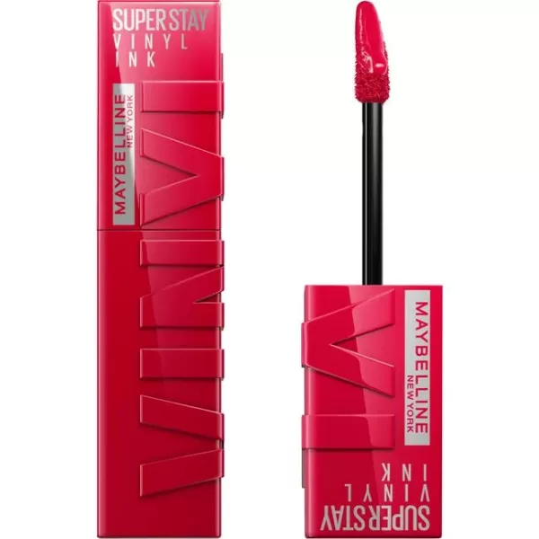 Maybelline SuperStay Vinyl Ink Lipstick 50 Wicked - Langhoudende Vegan Liquid Lippenstift (2 stuks) - Intensieve Kleur & Glans, Tot 16 Uur.