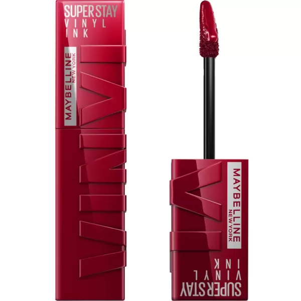 Maybelline SuperStay Vinyl Ink Liquid Lipstick 55 Royal – 2 Stuks, Vegan, Langdurige Glans & Kleur tot 16 Uur, Vlek- en Afdrukvrij