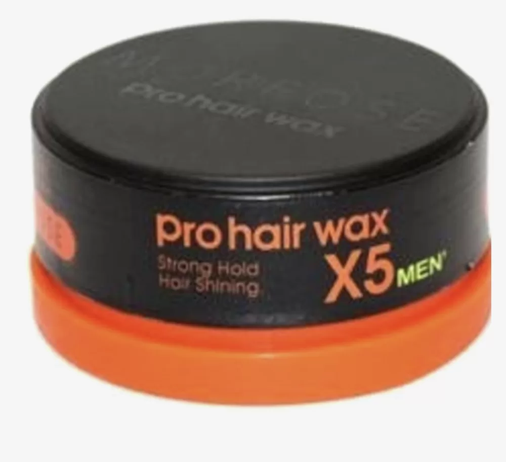 Morfose Men Pro Hair Wax X5 - 150 ml, starke Halte-Wachs für flexiblen Halt & natürlichen Glanz, ideal für alle Haartypen, auch für Friseure.