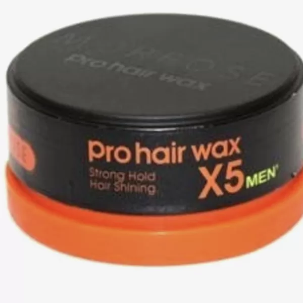 Morfose Men Pro Hair Wax X5 - 150 ml, starke Halte-Wachs für flexiblen Halt & natürlichen Glanz, ideal für alle Haartypen, auch für Friseure.