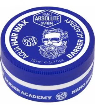 NANO HAIR WAX BLUE 150ml – Styling-Wachs für starken Halt, glänzenden Look und flexibles Styling, ideal für alle Haartypen.