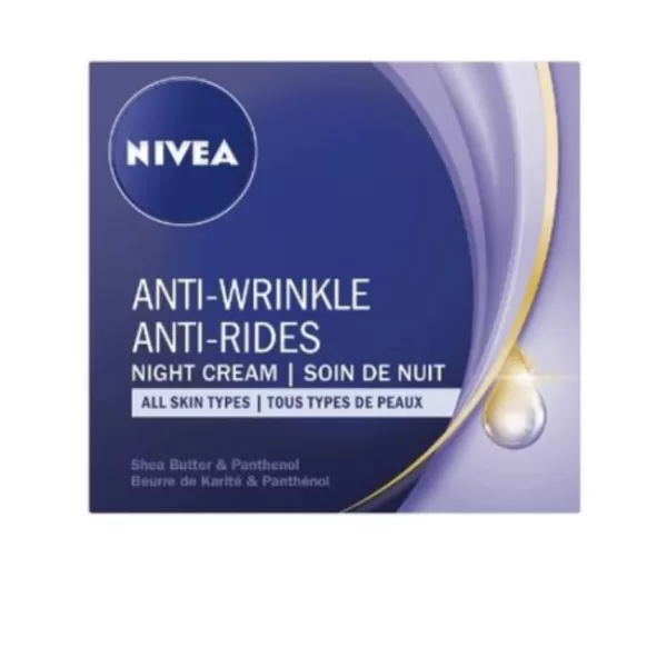 Nivea Anti-Wrinkle Night Cream 50ml für 35+ Haut - Feuchtigkeitspflege gegen Falten, Regeneration über Nacht