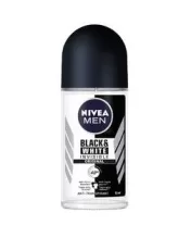 Nivea Deoroller Men Invisible 50ml - Anti-Transpirant für Schwarz & Weiß, 48h Schutz, keine Flecken, dermatologisch getestet, 6 Stück