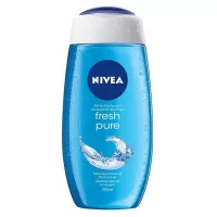 Nivea Douchegel Fresh Pure 250 ml - 6 stuks | Hydraterende, pH-neutrale schuim met zeemineralen voor frisse geur en verzorging