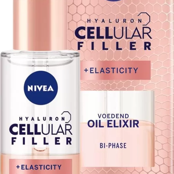 NIVEA Hyaluron CELLular Filler + Elasticity Serum 30 ml – Anti-Aging, Hydratatie, Verstevigende Gezichtsserum voor Stralende Huid