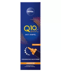 Nivea Q10 Plus C Nachtcrème 40ML - Anti-Rimpel & Energizing, Verfrissende Hydratatie met Pure Vitamine C, Voor een Gladde, Vermoeide Huid