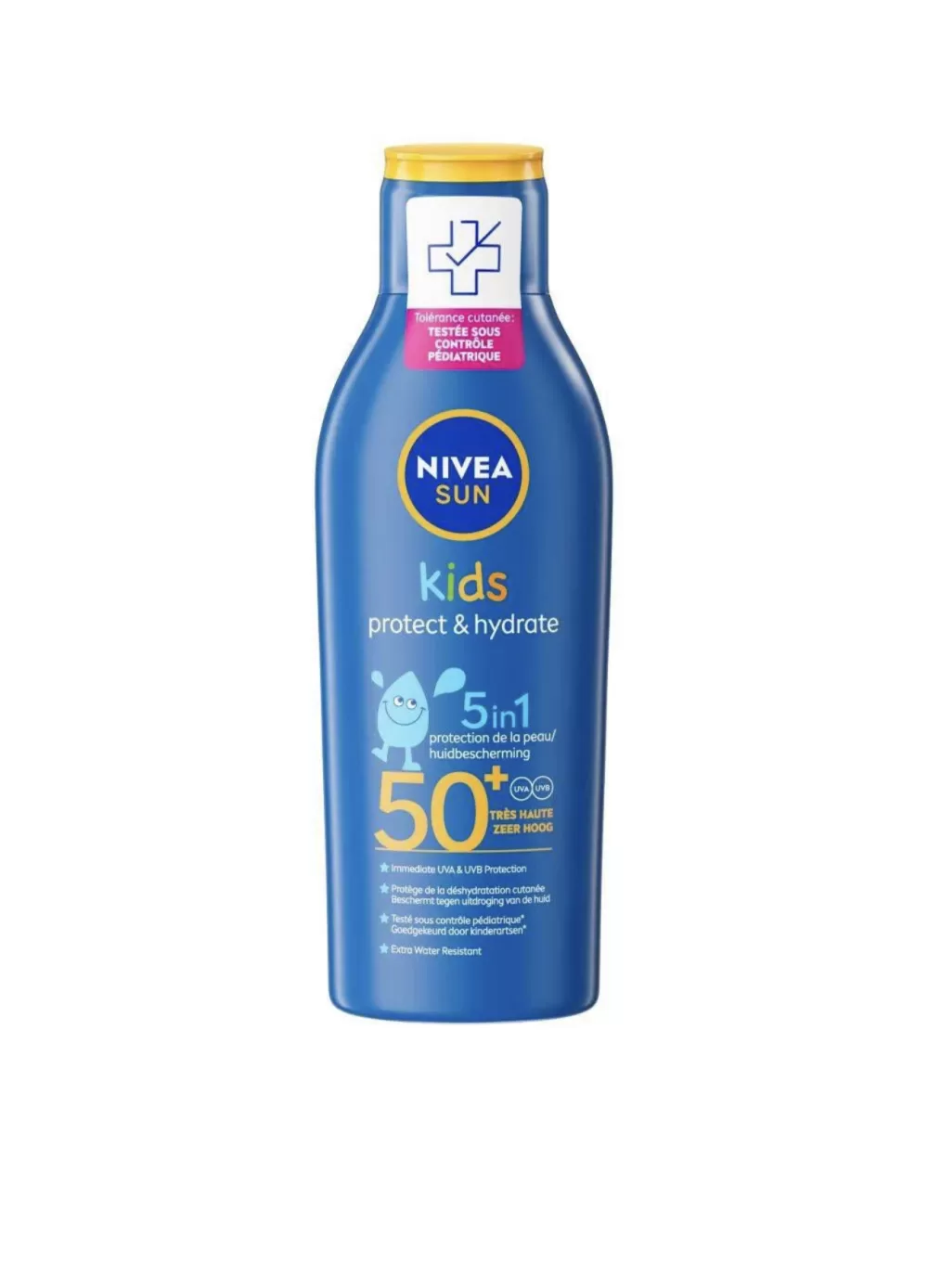 Nivea Sun Kids 5-in-1 Lotion SPF 50+ | Schutz & Hydratation für Kinder | Sonnenschutzlotion mit hohem Lichtschutzfaktor