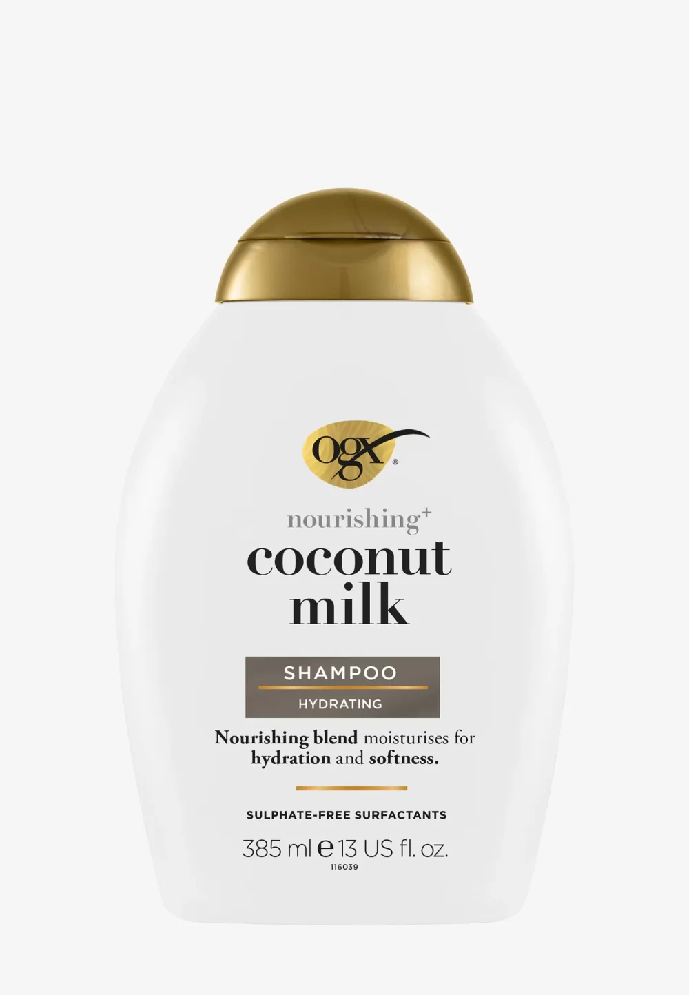 OGX Nourishing Coconut Milk Shampoo 385ml – Hydraterende Shampoo voor Normaal Haar – 3 Stuks – Versterkt en Laat Haar Glanzen