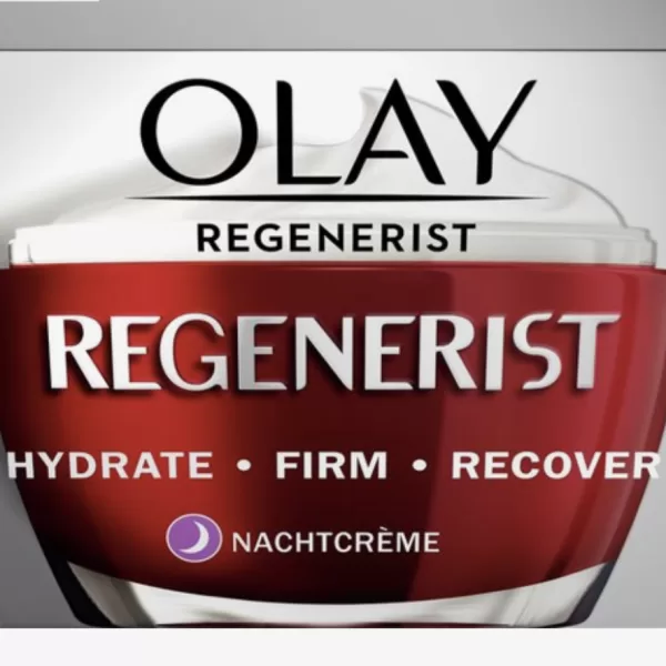 Olay Regenerist Nachtcreme 50 ml - Anti-Aging, Hydratatie, Verstevigt Huid, Met Vitamine B3 en Peptiden, Geschikt voor Alle Huidtypes