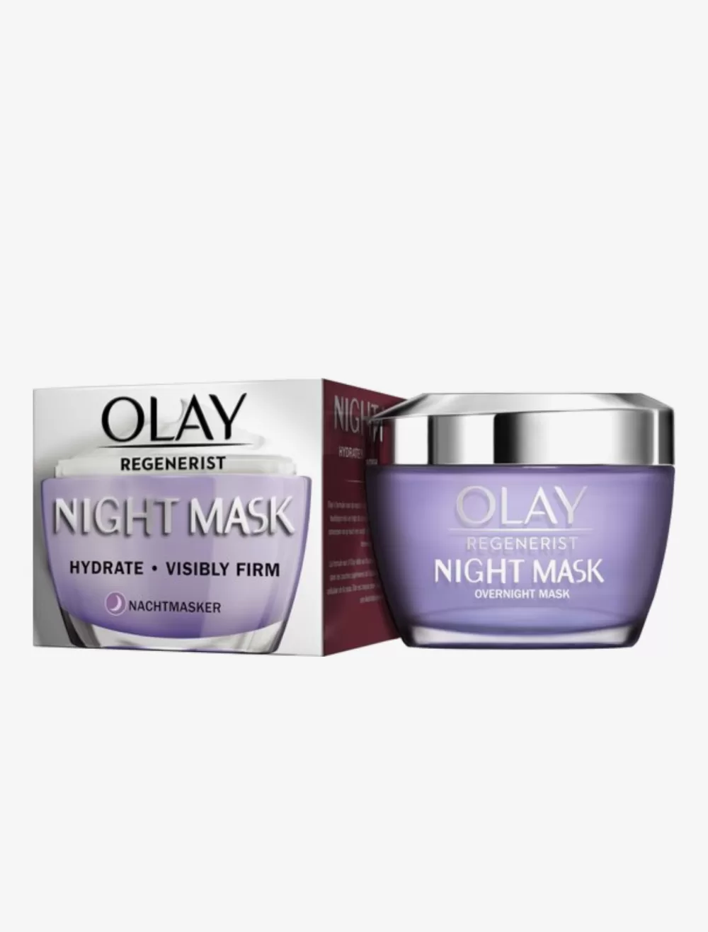 Olay Regenerist Nachtmasker 50 ml - Verstevigend, Hydrateert, Met Vitamine B3 & Peptiden - Anti-veroudering voor Alle Huidtypes