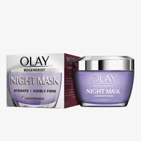 Olay Regenerist Nachtmasker 50 ml - Verstevigend, Hydrateert, Met Vitamine B3 & Peptiden - Anti-veroudering voor Alle Huidtypes