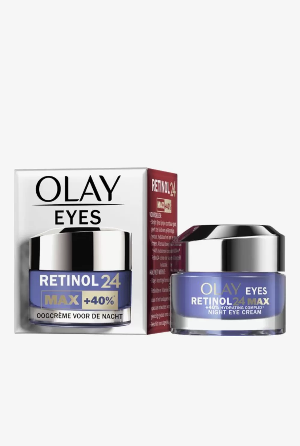 Olay Regenerist Retinol24 MAX Oogcrème - Nachtcrème - Parfumvrij - Hydraterend - 15ml - Voor Jongere, Stralende Ogen