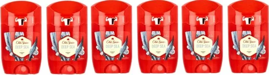 Old Spice Deo Stick Deep Sea - 6x50ml Voordeelverpakking - Effectieve bescherming tegen transpiratie, langdurige frisheid & huidvriendelijk