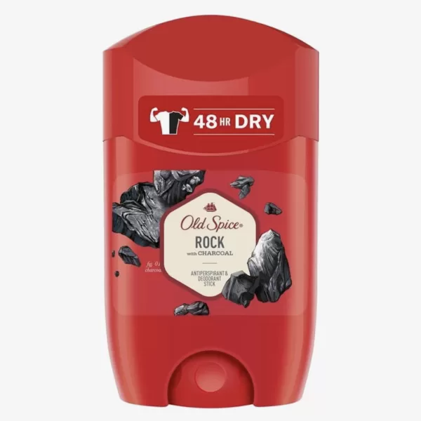 Old Spice Rock Deo Stick 50ml – Lang anhaltender Schutz, frischer Duft für Männer, Hautpflege, Antitranspirant, Körperpflege