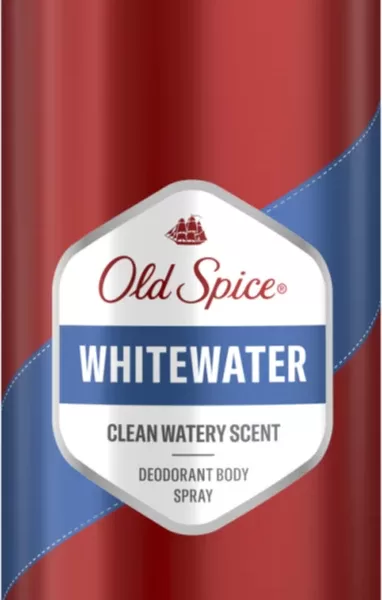 Old Spice Whitewater Deospray 4x150ml - 0% Alkohol, Frische Duft, Lang anhaltender Schutz, Herrenpflege