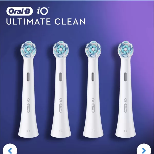 Oral-B iO Ultimate Clean Opzetborstels - 5 Stuks voor Optimaal Tandenpoetsen, Geschikt voor iO 6-9 Series, Verlies je Plak!