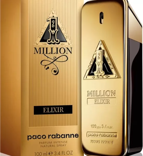 Paco Rabanne 1 Million Elixir 100 ml Eau de Parfum für Herren – Intensives orientalisches Herrenparfum mit Rose, Vanille & ikonischer Goldflasche