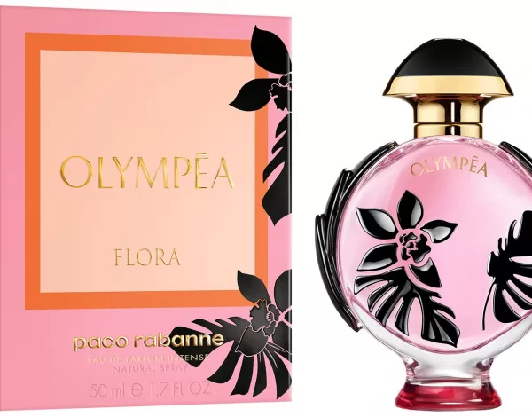 Paco Rabanne Olympéa Flora Eau de Parfum 50ML - Bloemig, Fruitig, Vanille & Rozen - Intense Geur voor Godinnen