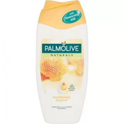 Palmolive Duschgel Honig & Milch 250ml – Pflege für weiche Haut, verwöhnendes Duscherlebnis, feuchtigkeitsspendend, sanfte Reinigung