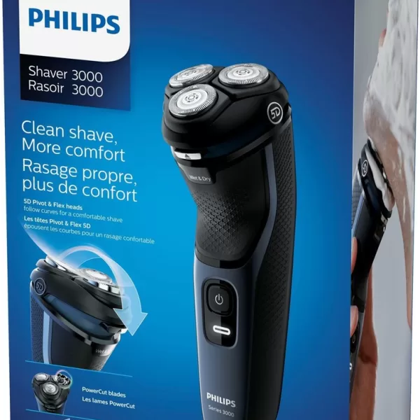 Philips Shaver S3134/51 - 5D Pivot & Flex Scheerapparaat, PowerCut-messysteem, Nat en Droog Gebruik, Voor een Glad en Comfortabel Scheerresultaat