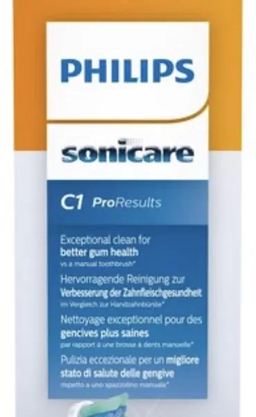 Philips Sonicare C1 ProResults Opzetborstels - 3-Pack, Ovaal Design voor HealthyWhite, FlexCare, DiamondClean - Superieure Reiniging