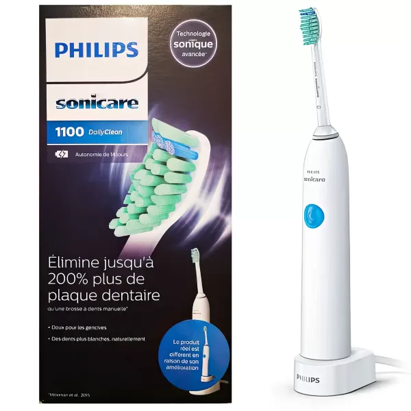 Philips Sonicare DailyClean 1100 HX3412/07 - Elektrische Tandenborstel, Sonic Technologie, Timer, Oplaadstation, Tot 3x Betere Reiniging