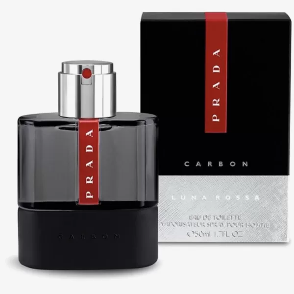 Prada Luna Rossa Carbon 50ml Eau de Toilette Spray für Herren – Frischer, kraftvoller Duft mit metallischer Lavendel & bergamot