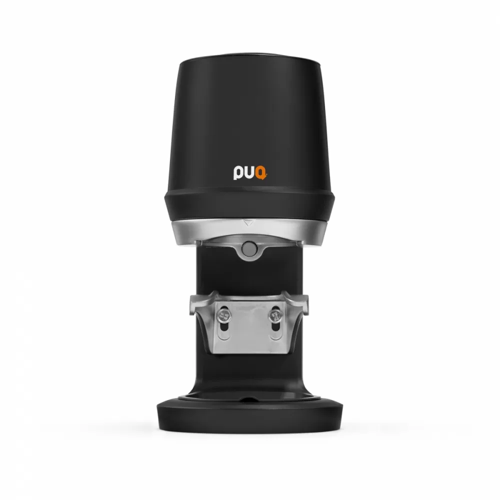 PuqPress Q1 Gen. 5 - Automatischer Tamper 53mm, Schwarz, für Gastronomie, digital einstellbarer Druck, schnelles Tampen, einfache Reinigung