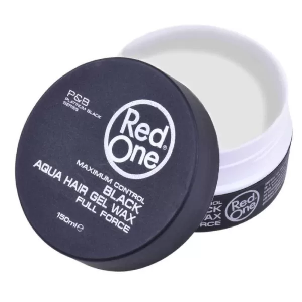 RED ONE ZWART HAAR WAX 150ML – Cologne Duft, starke Haltewirkung für stilvolles Haarstyling, ideal für alle Haartypen.