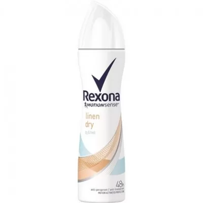 Rexona Deospray für Frauen – Linen Dry 150ml | Lang anhaltender Schutz & Frische | Antitranspirant für jeden Tag