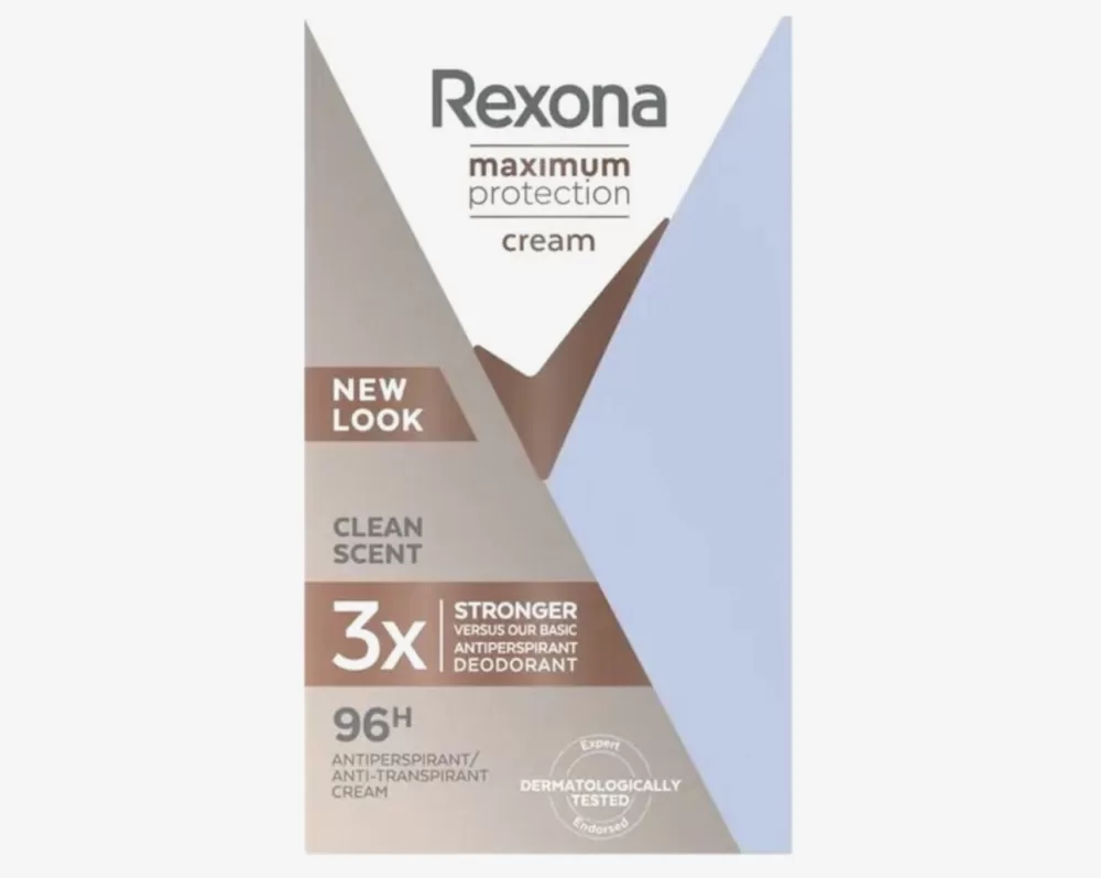 Rexona Women Deodorant Stick - Maximum Protection Clean Scent, 45ml, 48h Schutz, Dermatologisch getestet, Alcoholvrij, Frisse geur