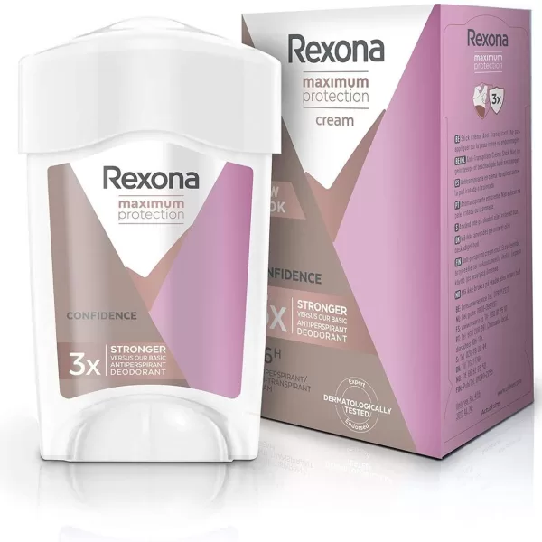 Rexona Women Maximum Protection Confidence Deodorant Stick 45 ML – 96 uur bescherming, frisse geur, 3x effectiever, mild voor dagelijks gebruik