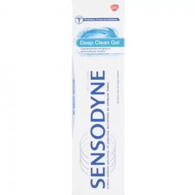 Sensodyne Deep Clean Gel Tandpasta voor Gevoelige Tanden – Langdurige Bescherming, Verwijdert Tandplak, Frisse Adem – 75 ml