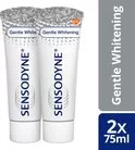 Sensodyne Gentle Whitening Tandpasta - 2 x 75 ml - Voor Gevoelige Tanden, Versterkt Tandglazuur, Frisse Muntsmaak, Klinisch Bewezen Bescherming