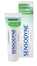 Sensodyne Tandpasta Fresh Mint 75ml - Bescherming voor gevoelige tanden, fluoride, frisse muntsmaak, klinisch bewezen - 24/7 bescherming