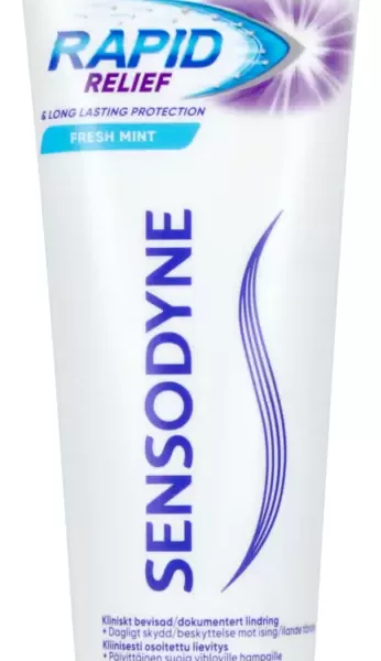 Sensodyne Rapid Relief Tandpasta für gevoelige tanden - Mint smaak, langdurige bescherming tegen pijn - 75 ml