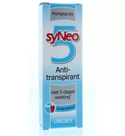 Syneo 5 Antitranspirant 30ml - 1+1 Gratis, Unisex, Dermatologisch Getest, Hypoallergeen, Tot 5 Dagen Bescherming Tegen Zweetlucht