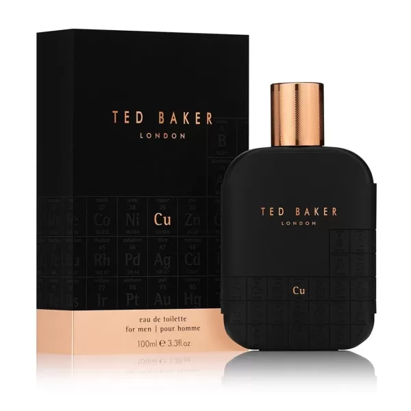 Ted Baker Tonics Cu Copper Eau de Toilette 100ml – Herrenparfum mit Grapefruit, Peper, Aquatischen Noten & Hölzern für stilvolle Männer