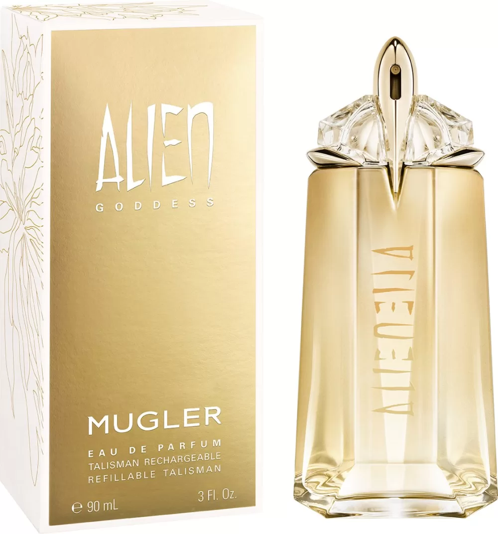 Thierry Mugler Alien Goddess Eau de Parfum 90 ml voor Vrouwen - Bloemig, Oriëntaals, Houtachtig, Navulbaar, Luxe Geurervaring