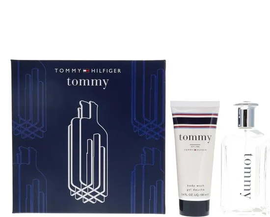 Tommy Hilfiger Eau de Toilette 100ml & Body Wash Geschenkset - 2-teiliges Set für Herren, perfekt für jeden Anlass