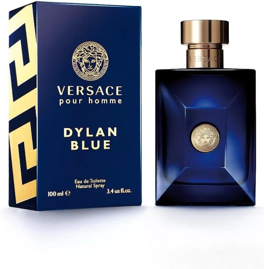 Versace Dylan Blue Eau de Toilette 200 ml für Herren – Intensives, modernes Parfum mit Bergamot, Patchouli & Muskus – Mediterrane Eleganz