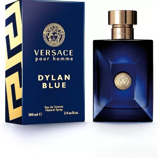 Versace Dylan Blue Eau de Toilette 200 ml für Herren – Intensives, modernes Parfum mit Bergamot, Patchouli & Muskus – Mediterrane Eleganz