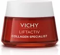 Vichy Liftactiv Collagen Specialist Dagcrème - 50ml, Anti-Aging, voor elk huidtype, met 3x collageenpeptiden, vermindert rimpels & pigmentvlekken