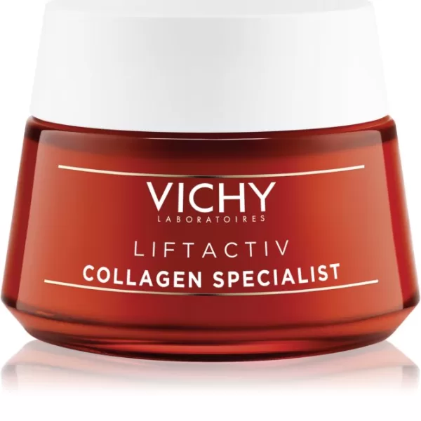 Vichy Liftactiv Collagen Specialist - Anti-Aging Lifting Crème gegen Rimpel, verjüngt die Haut, steigert Kollagenproduktion, 50ml